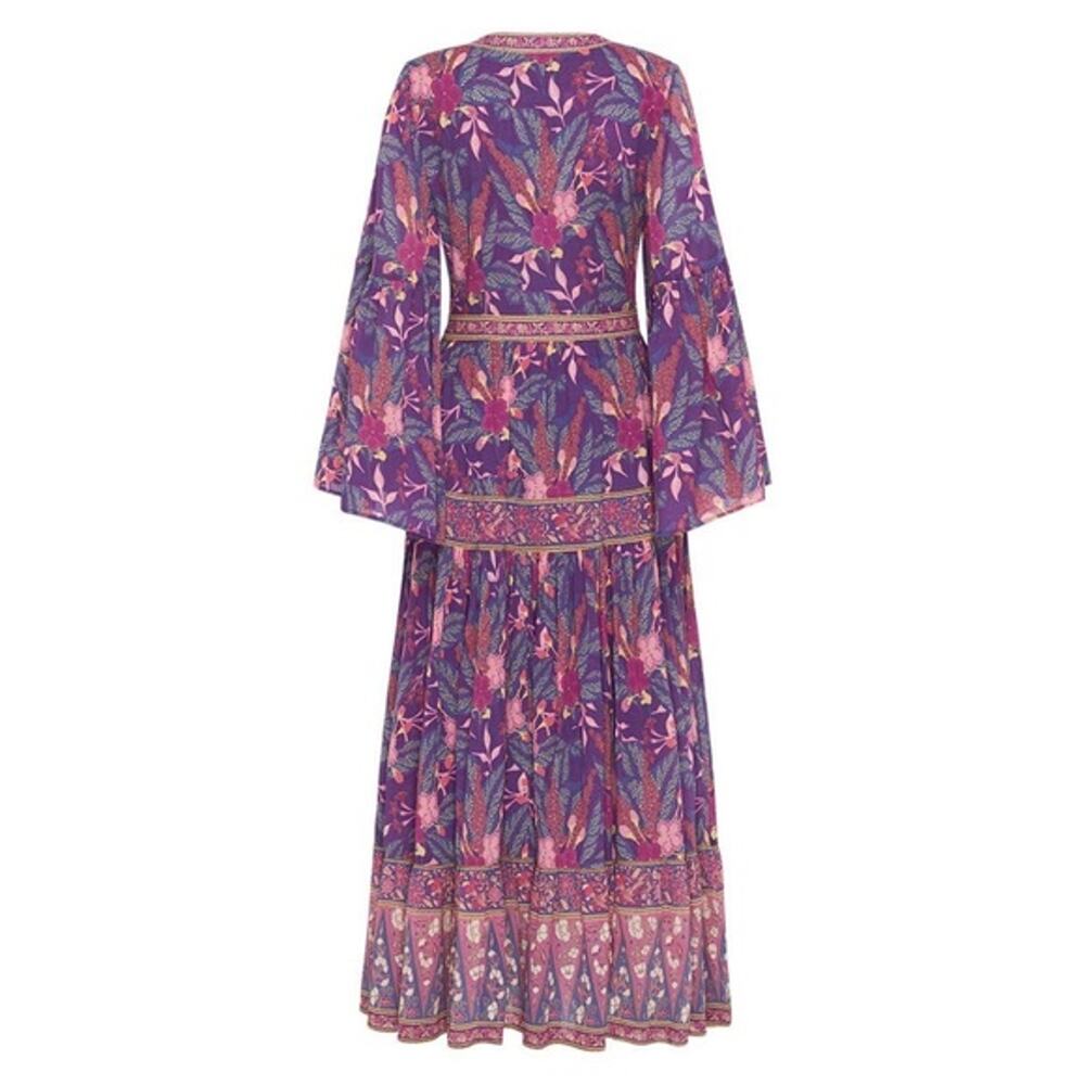 Spell & the Gypsy Collective Bianca Boho Maxi Lavender Wisteria Dress - Picture 15 of 15